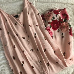 Button down top shop summer dress